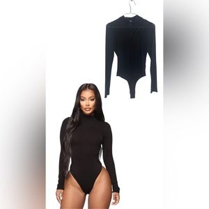Black Sheer Fashion Nova Bodysuit